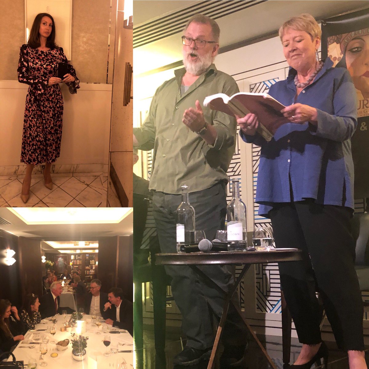 DivasScholar's tweet photo. We’re all planning our trip to @GrangeFestival to see @luscombechris’s production of #falstaff after our @DivasScholar fabulous insights & highlights event! #opera #verdi #Divas&Scholars. Interesting talk, great recital. #roberthayward #susanbickley #NickBosworth Fun dinner too! https://t.co/iLzpJPaorR