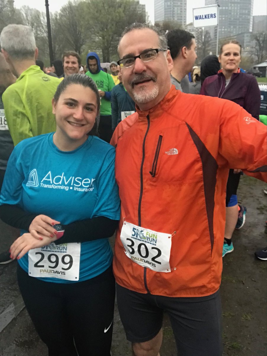 JMCrisk's tweet photo. She’s watching the clock just like she manages speakers at big insurance conferences. Advisen’s @StacieFacee gets set to run Tuesday morning’s ⁦@SpencerEdFnd⁩ ⁦@Sedgwick⁩ 5K #FunRun at #RIMS2019 ⁦@RIMSorg⁩ https://t.co/pa5rF3kO7T