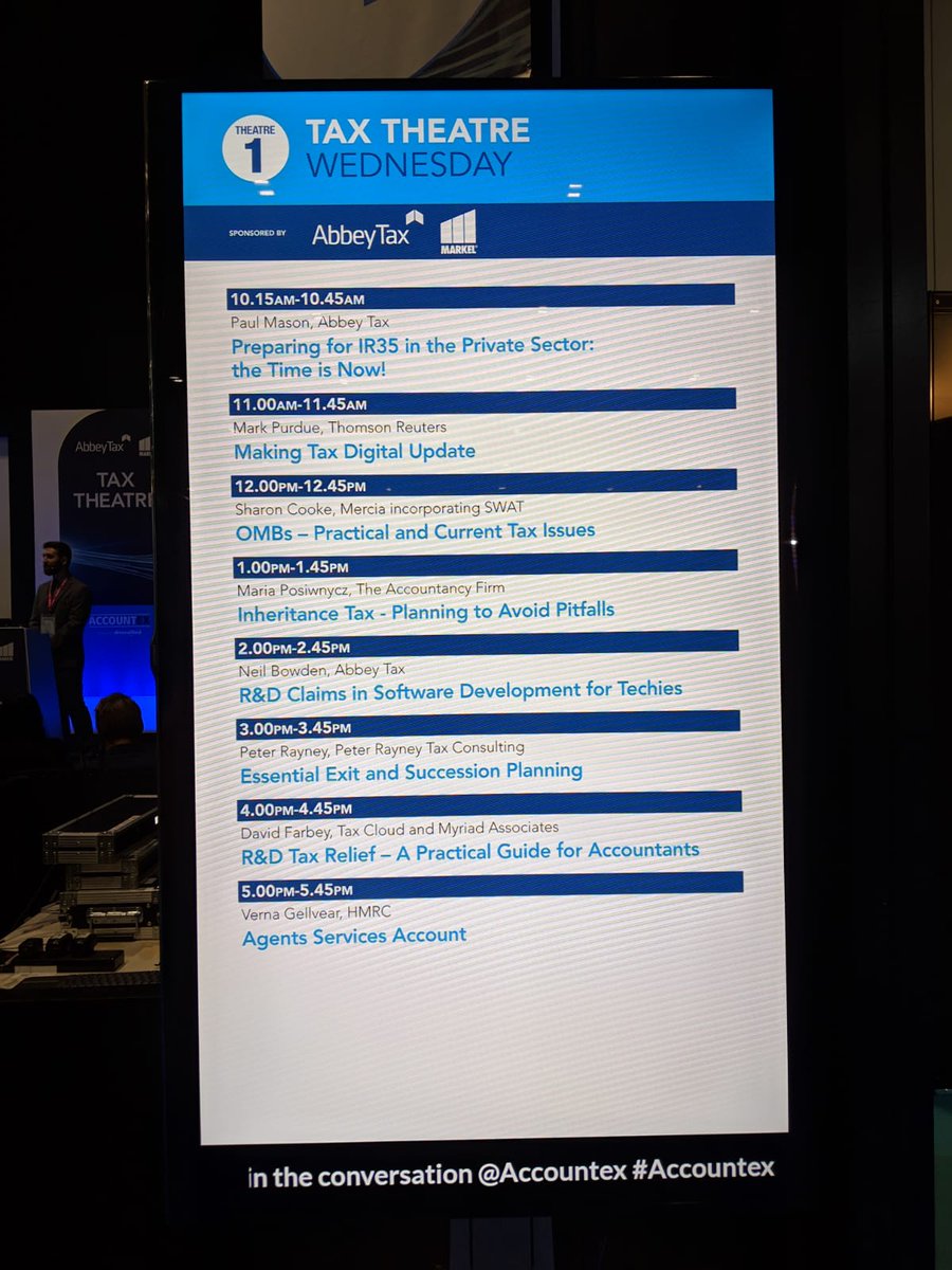 MariaPosiwnycz's tweet photo. Talking Tax at Accountex. Tax planning #IHT #Tax #TaxIsFun #Accountex @Accountex https://t.co/AWwikf896K