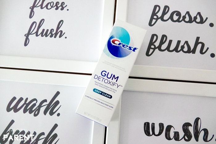thesimpleparent's tweet photo. A new season & warmer weather means it’s time for a refresh! #ad Update your bathroom & your routine! Get our FREE printable bathroom signs & try @Crest Gum Detoxify for a fresh take on your morning routine! https://t.co/mDTXjrrn4c @Walmart #CrestSmiles #ForGumsSake https://t.co/GZS3mvBYje