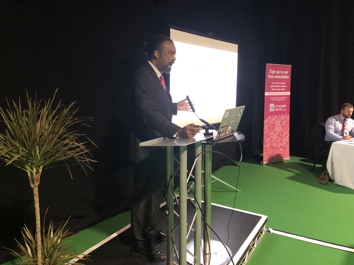 intergamefun's tweet photo. Weβve only gone and got industry royalty Kevin Williams taking the stage for the last seminar of the show! #KWP #VR #InterFunexpo #IFExpo19 https://t.co/mfq2RgOe4Y