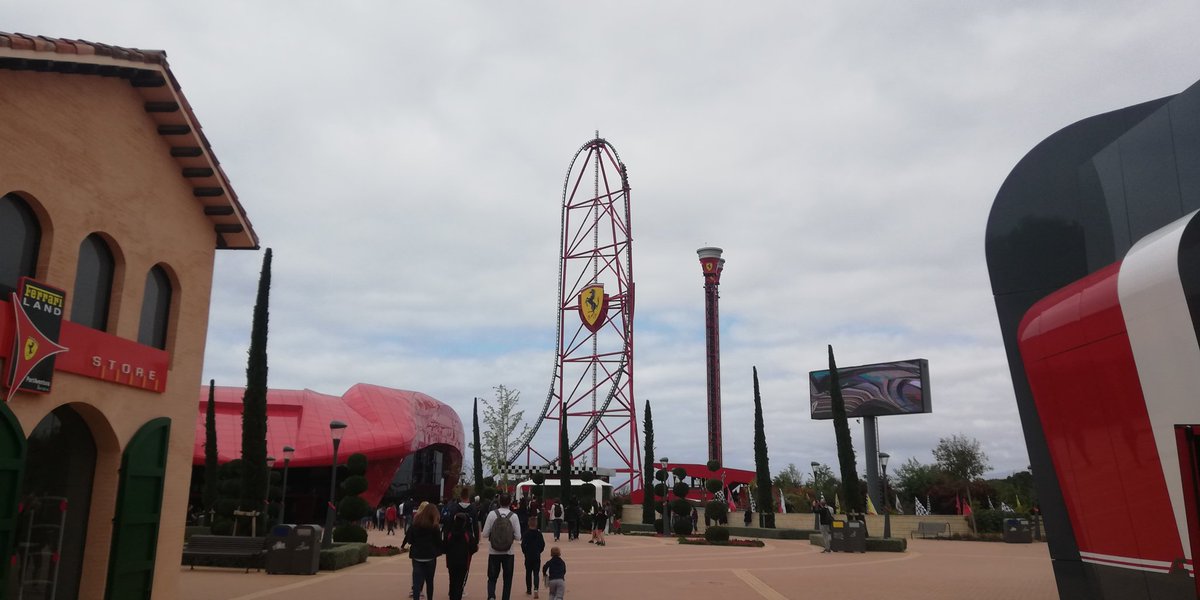 RCT_Cassie's tweet photo. Day two at @Portaventura_ES. Started in Ferrari land. I wasn't that impressed by Red force tho... https://t.co/J5E4zNtCEJ