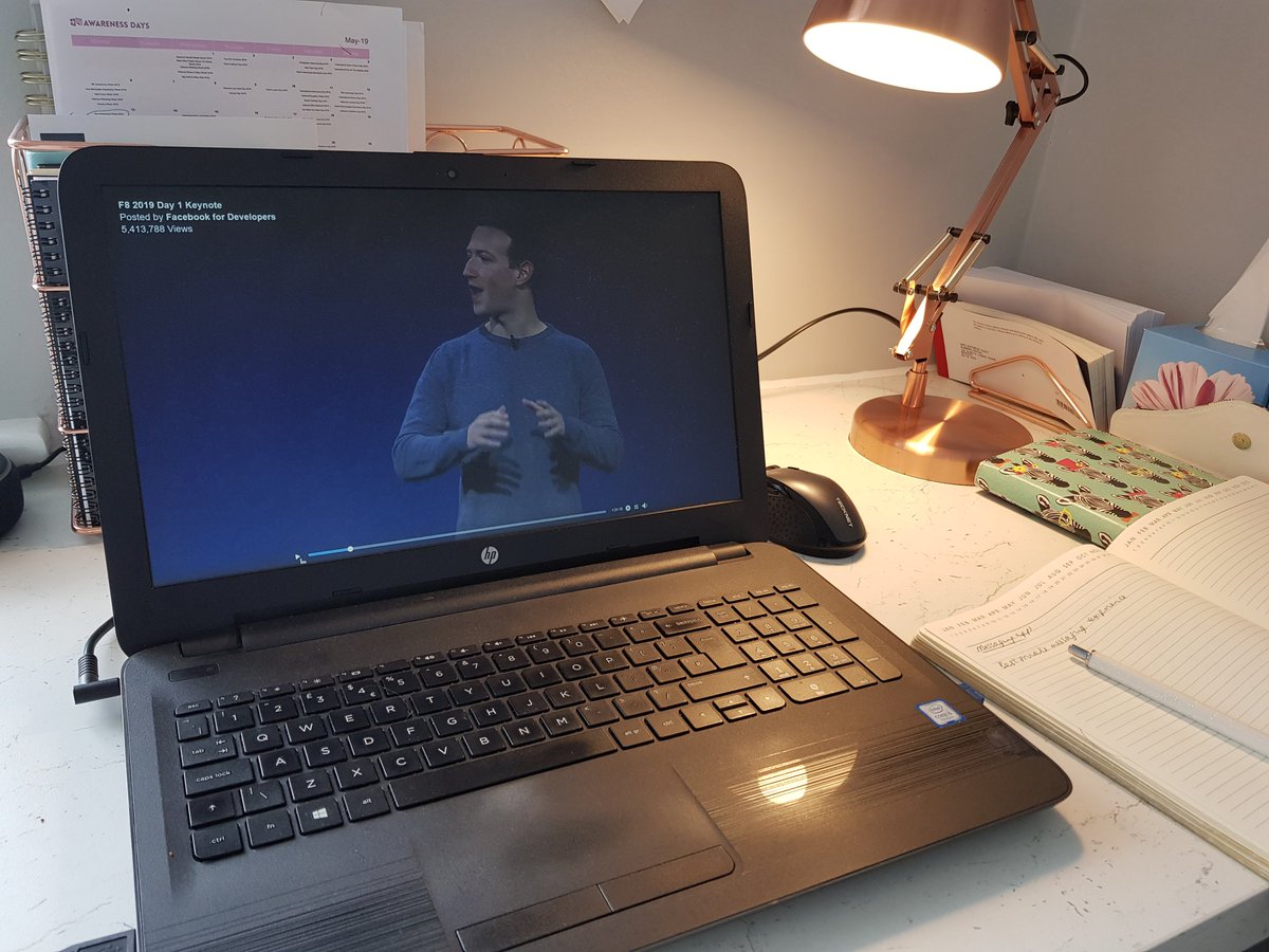 RunningSocial_'s tweet photo. Watching Zuckerberg at the F8 Facebook conference.

'THE FUTURE IS PRIVATE' 

Summary to follow!

#f8 #F82019 #socialmedia https://t.co/O8kSDLJUNT