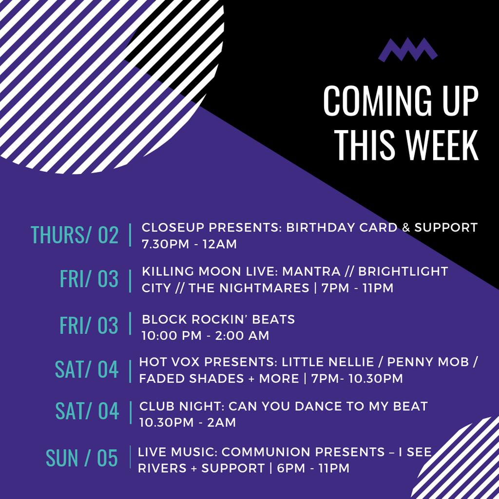 The weekend is coming in HOT! 🔥For the best live music and club nights going 'round, check out the below and hit up nottinghillartsclub.com/tickets ! #NHAC