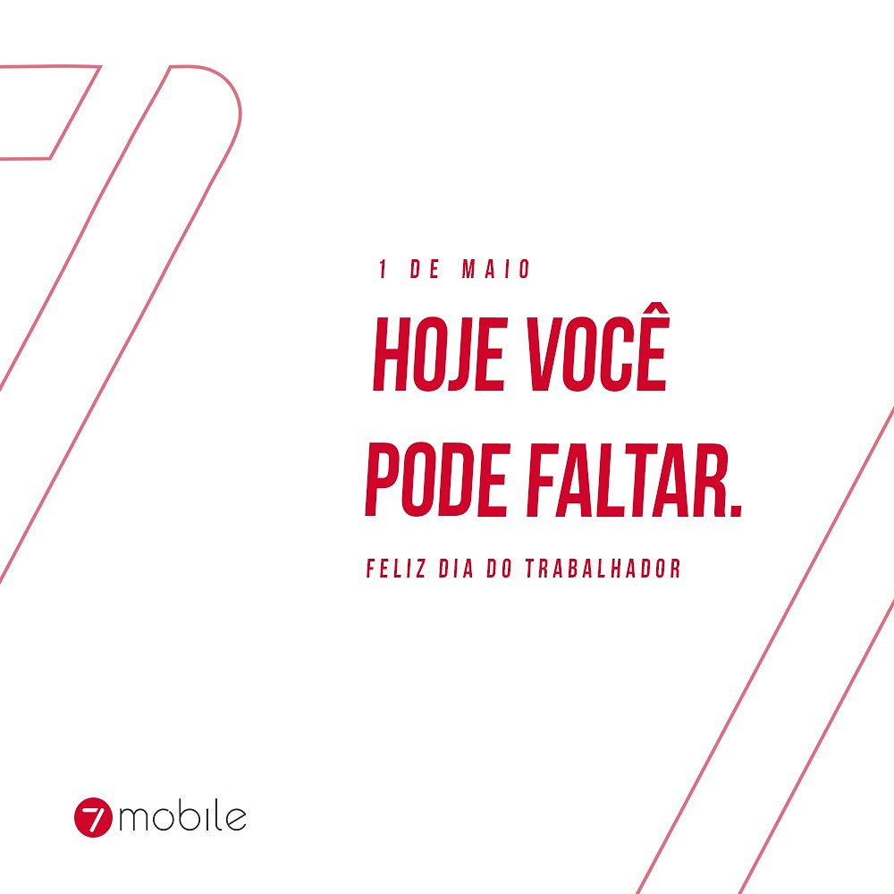 O trabalho dignifica o homem, a paixão aperfeiçoa a sua obra diária e o amor eterniza o trabalho. 💼
Feliz dia do trabalhador!

#7mobile #mundo7 #diadotralhador #tecnologias #angola🇦🇴
