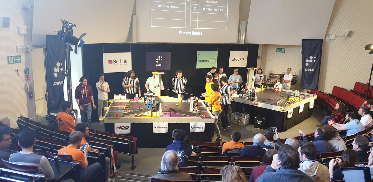 Ce weekend s'est déroulé la Coupe de Robotique en Belgique 🎛️ Sudriabotik est arrivée 5 ieme du classement final, et victorieux de la petite finale 🔥😍 Toute l'équipe de Sudriabotik tient à remercier et féliciter les organisateurs, les équipes adverses Belges et Françaises #Team