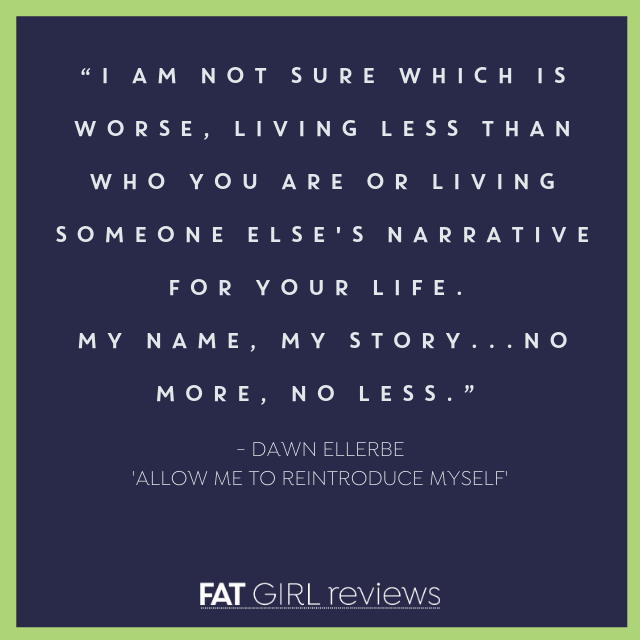 FatGirl_Reviews's tweet photo. Darn straight, @EllerbeD! Read more about what Dawn has to say in her latest post 'Allow Me to Reintroduce Myself...". 
https://t.co/C9qf83SoDq
#feelingdismissed #rememberyourworth #rememberwhoyouare #dontliveless #mynamemystory #nomorenoless #olympians #mightyolympians https://t.co/QsP7BjnEnG