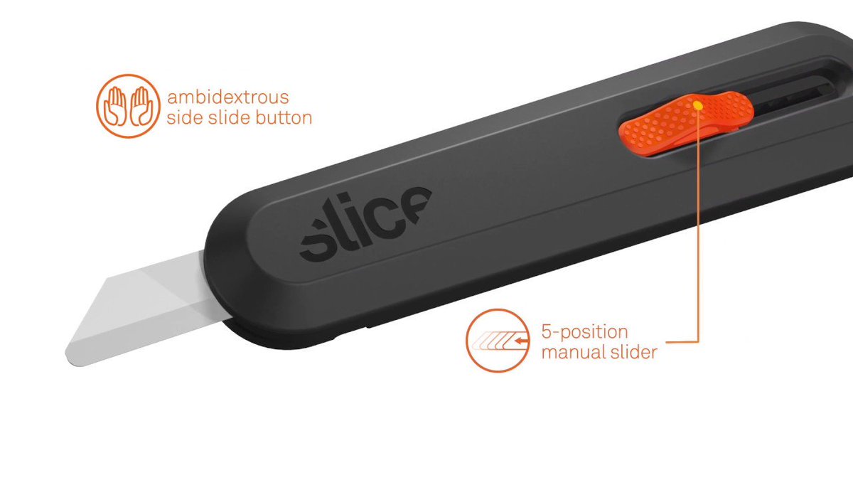 ECSydenham's tweet photo. We have some great deals on the new and innovative @uk_slice utility knives!
Check out our offers on the safety knife with a ceramic blade, now stocked at our Sydenham branch! #CutSafe #CuttingEdge #WednesdayWisdom https://t.co/atL7BTxDcg