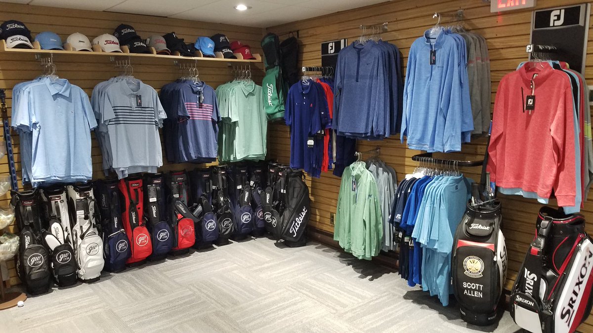 Great new golf wear from       Vineyard Vine, Nike, FootJoy,  Bermuda Sands and Ahead <a href="/GeorgeWrightGC/">Golf Pro</a>.