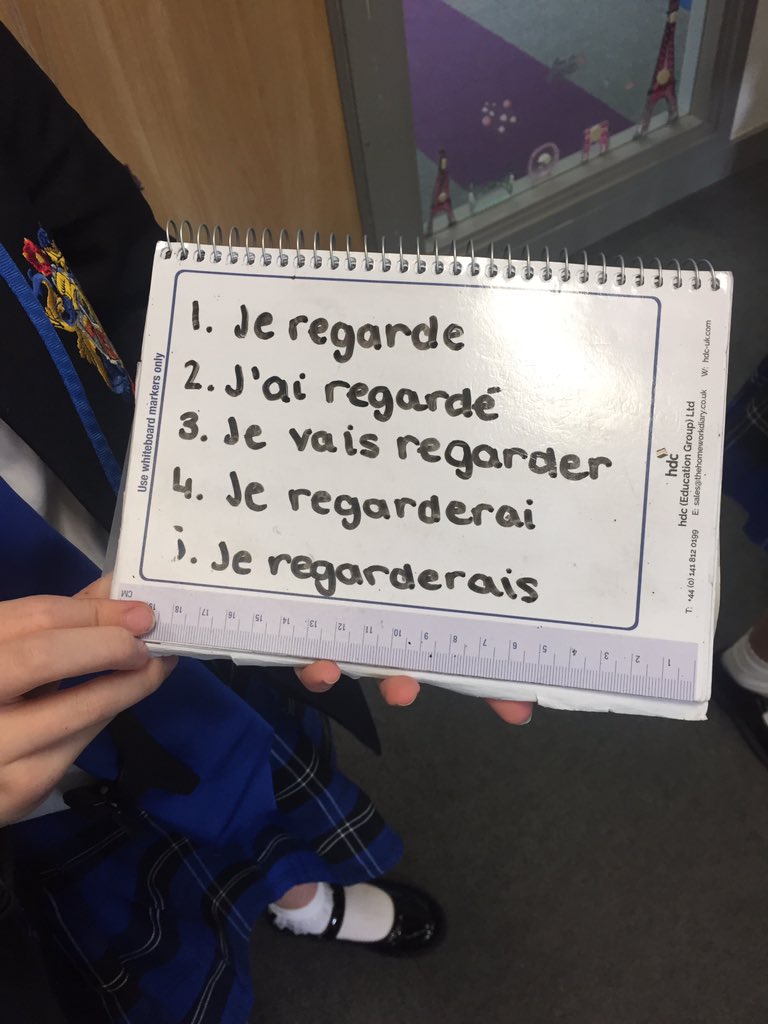 mfl_wade's tweet photo. When Year 8s can write accurately and interchangeably in a total of 5 different tenses! In Year 8! Very proud of their work, as were they! Well done 8GL1! @mfltwitterati @wadedeacon https://t.co/0zwmSTUdy5