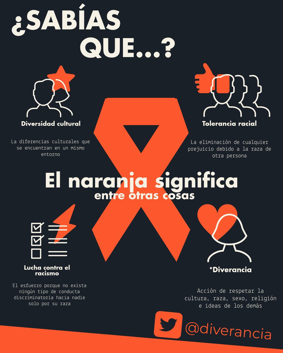 diverancia's tweet photo. ¿Por qué el naranja? Estamos dándole un nuevo significado al color #diverancia #Yosoydiverante @ONGDSED @Talentiaworld @maristasburgos https://t.co/3RBQ72LOU9