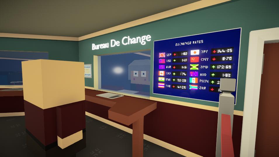 pointbleep's tweet photo. We made another weird mockumentary game for #LDJAM, this time in 3D! Come join us at The Branch and spend a day in the life of a high street bank. #indiegame #gamedev  https://t.co/gUdCgXBUFU https://t.co/Uthi1Nfx8b
