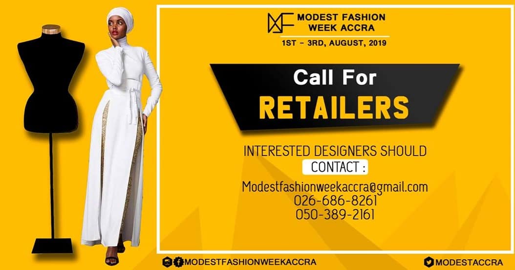 Mike_Asamoah's tweet photo. Calling for Designers, Retailers and Vendors. To all interested ones should kindly Follow @ModestAccra and DM or call
026-686-8261
050-389-2161
Limited Slot Available. 🏃🏻🏃🏼♀💨
#ModestFashionWeekAccra
#ModestFashion
#HijabiFashion
#Modesty
#Henna
#ModestFashion
#ModestWedding https://t.co/BCXWoghh9J