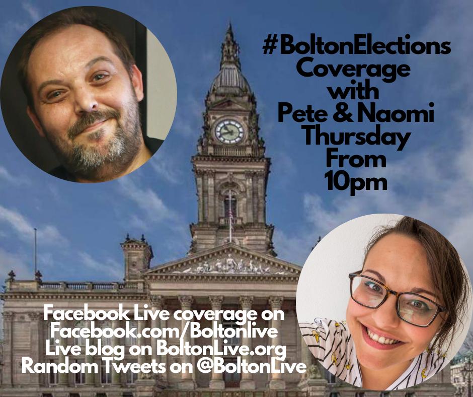 Bolton Live! (@boltonlive) on Twitter photo This Thursday from 10pm is our #BoltonElections coverage with our very own <a href="/BloggerPeteH/">Pete Hopkinson</a> & <a href="/itsnaomikane/">Naomi Kane πΈπΉ</a>
#FacebookLive broadcasts from the count on Facebook.com/boltonlive
Full Live blog on Boltonlive.org and Random Tweets from the press room right here.
#BoltonTweetUp This Thursday from 10pm is our #BoltonElections coverage with our very own <a href="/BloggerPeteH/">Pete Hopkinson</a> & <a href="/itsnaomikane/">Naomi Kane πΈπΉ</a>
#FacebookLive broadcasts from the count on Facebook.com/boltonlive
Full Live blog on Boltonlive.org and Random Tweets from the press room right here.
#BoltonTweetUp