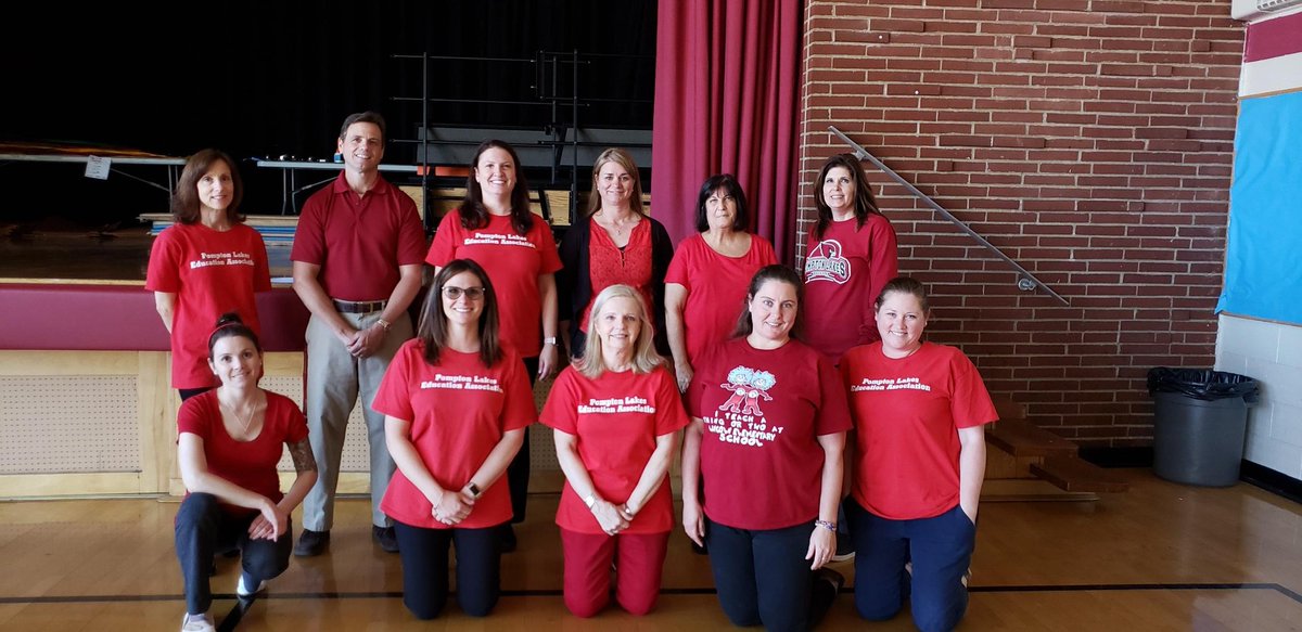 PL_EdAssoc's tweet photo. On this #WorthItWednesday our teachers are going #RedForEd! #WeAreWorthIt,  so it's time to #FixTheUnfairness for #Chapter78ReliefNow! #WeAreNJEA #PLEA #DayOfUnity https://t.co/9xuHfpa0cV