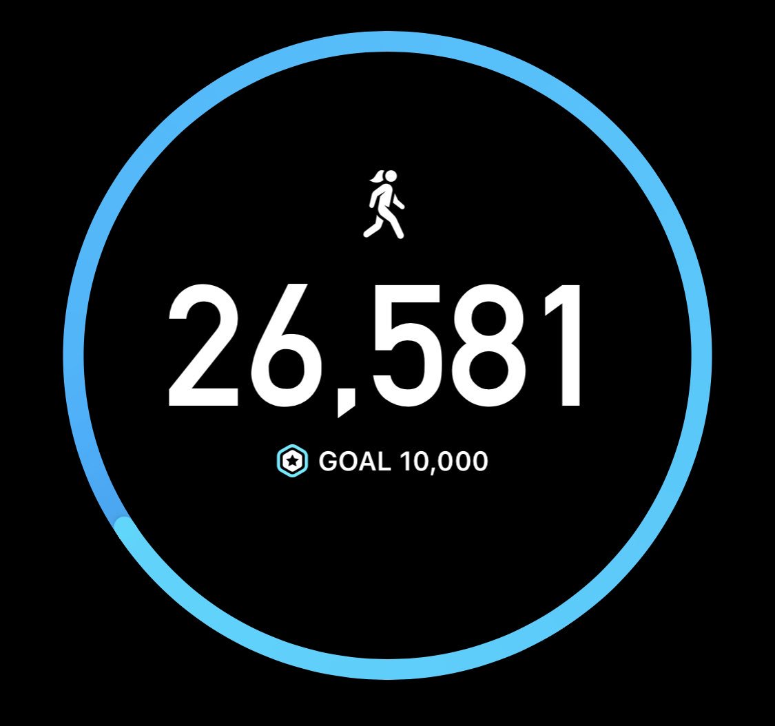 TheNorthernYogi's tweet photo. Can we all just take a second to be impressed by how many steps I did the other day.

#NationalWalkingMonth is for me! https://t.co/sihWTjukL6