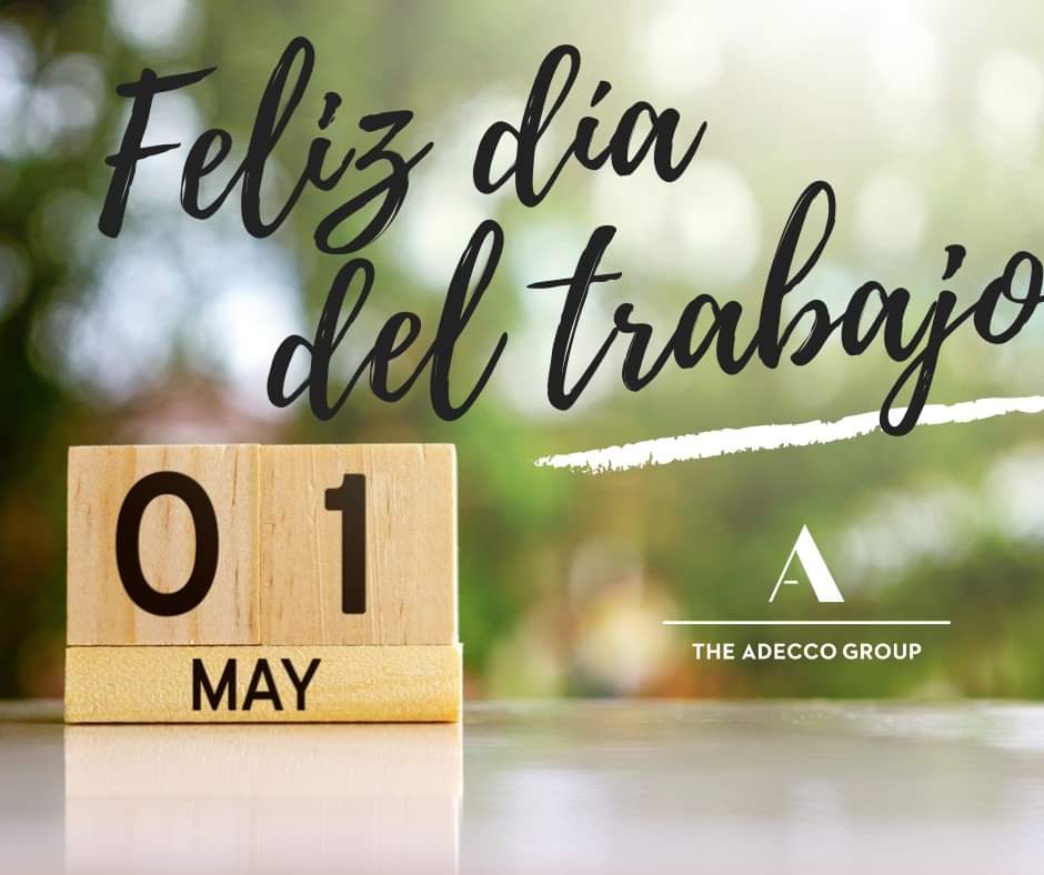 ¡Feliz día a todos los que hacemos nuestro trabajo con pasión, ganas de seguir superándonos, y haciendo un poquito mejor la vida de quienes nos rodean!
#VidaenAdecco #DíadelTrabajador #1deMayo