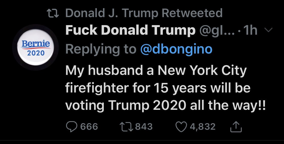 gtconway3d's tweet image. So whoever tweeted this tricked the Stable-Genius-in-Chief into retweeting it.