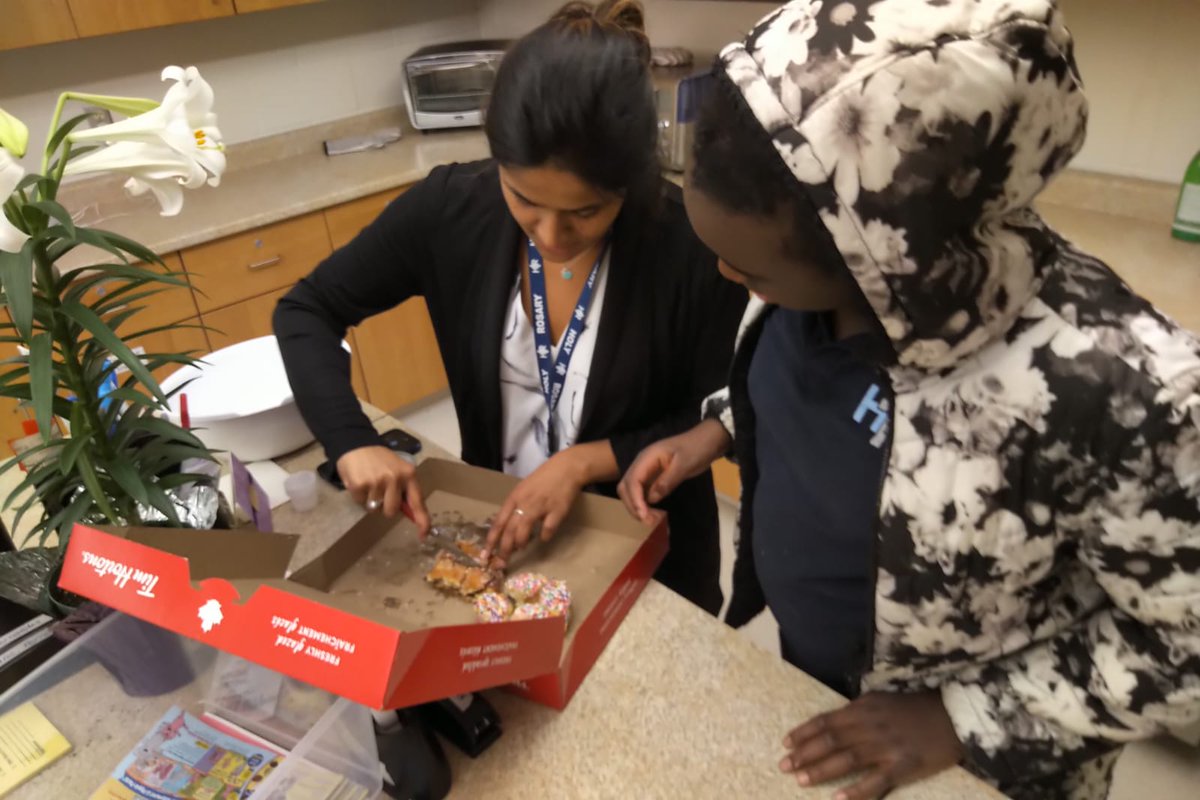 MissJFernandes's tweet image. Teaching T about fractions! Show me a half? quarter? What if we took away one piece? How many pieces would we have left? @HolyRosaryM #WeAreHRM #HCDSBmath