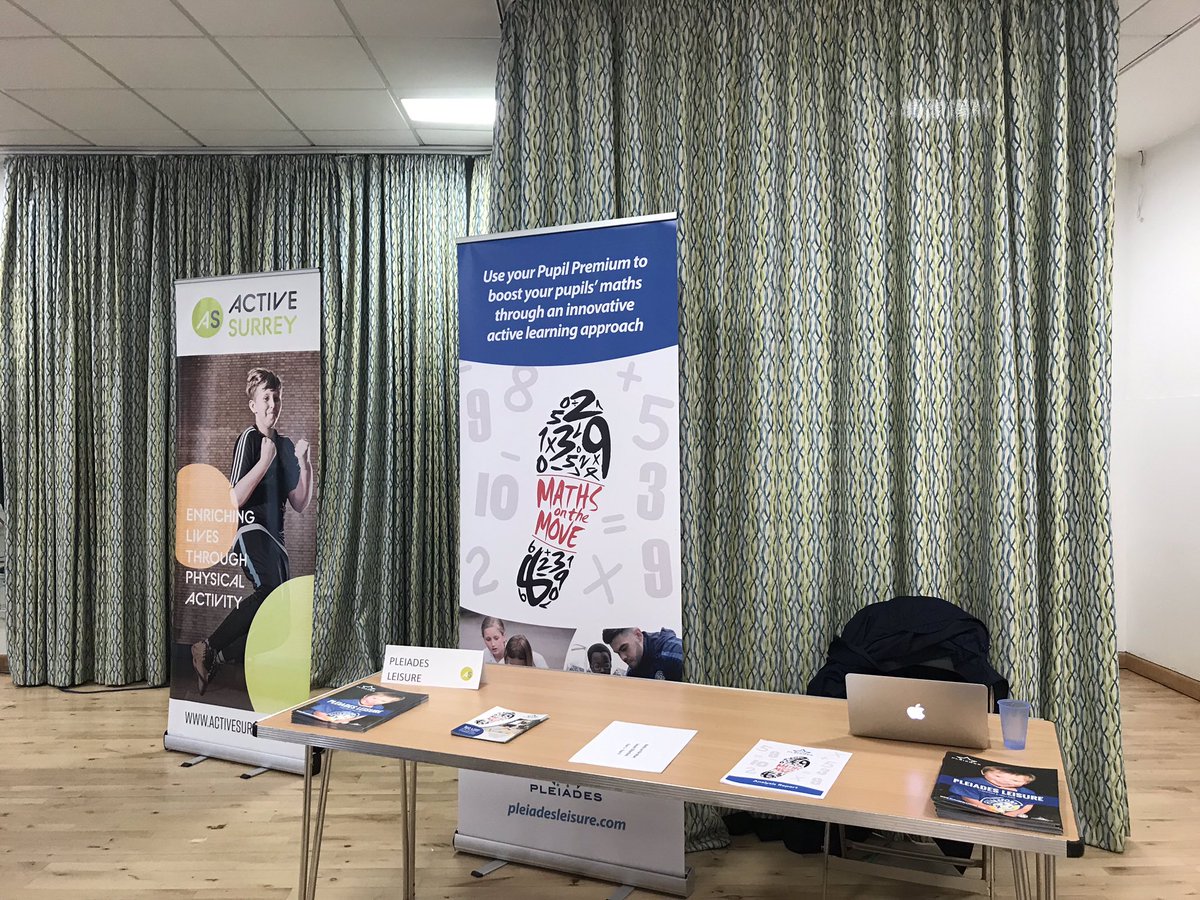 ActiveSchoolsAS's tweet photo. We are all set for the #BestPracticeForum at @LeatherheadLC. Great to have @PleiadesUK and @PlanetEd_UK here. Looking forward to a presentation by @redszell followed by different sessions on the theme of ‘improving emotional wellbeing through daily physical activity’ #PALSS https://t.co/j95rk43dpU