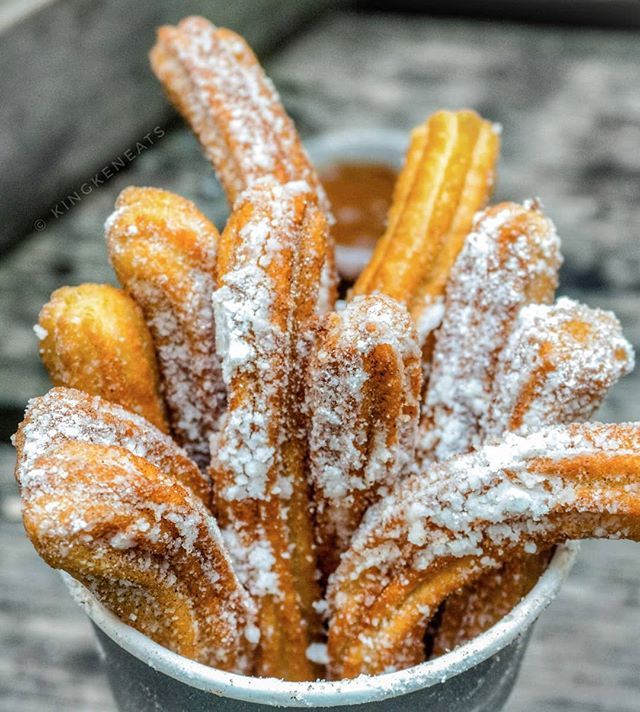 Starting the day with some CHURROS from @lovechurrosuk in <a href="/popbrixton/">Pop Brixton</a> because sweet things are what make me sweet. It's been a long week for me, can't believe it’s only Wednesday. Who needs some #wednesdaymotivation like me? bit.ly/2GWVFdF