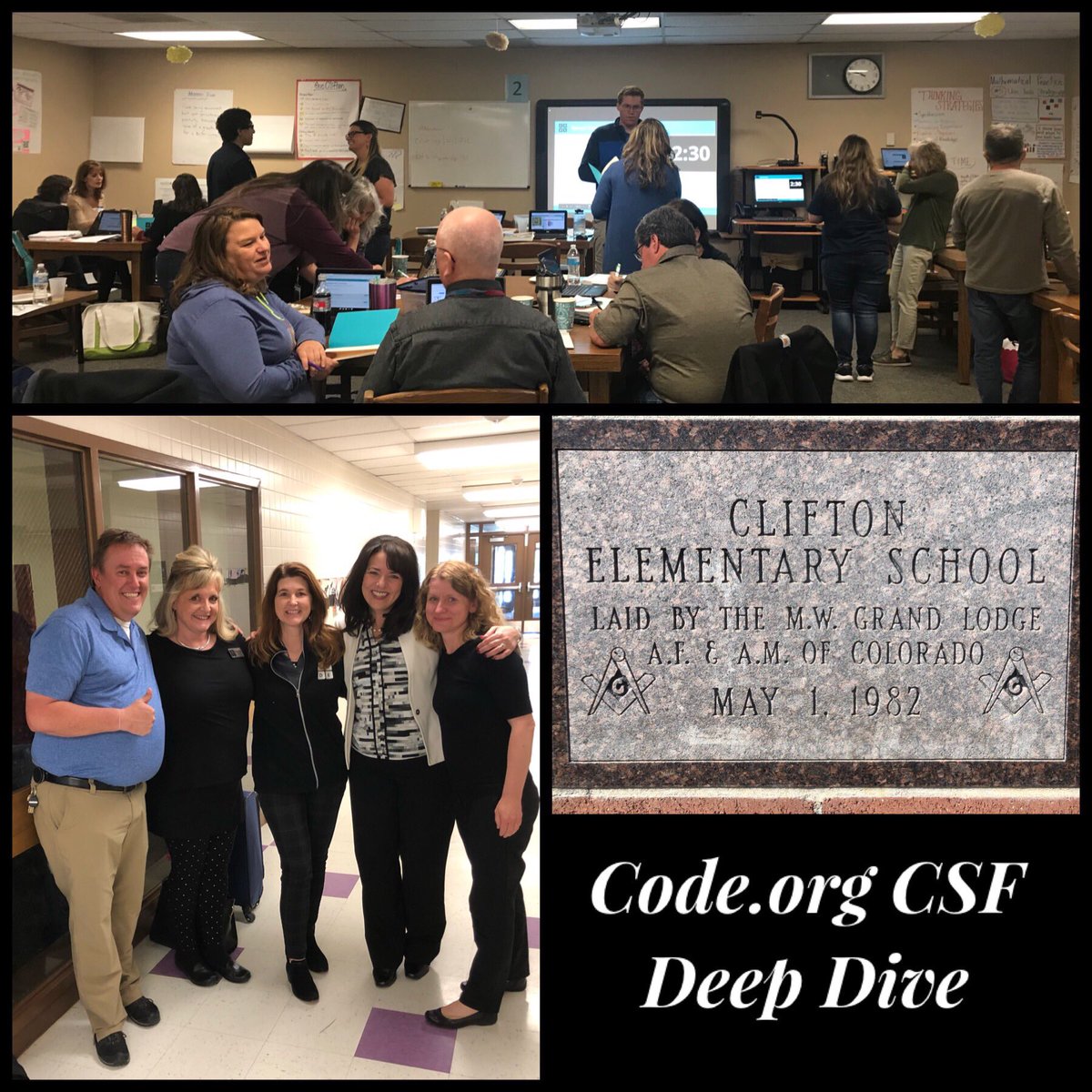 tina_granato's tweet image. @mymindSpark & Code.org supporting @district51 elementary educators teaching computer science providing 2nd CSF Deep Dive Workshop thanks to their dedication to CS education! Rockstar @catmarch @rmullermk facilitators supported @rbosborne #CodePartner #sparkon