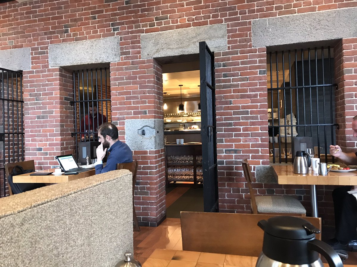 This hotel seems more like a prison than most..... #libertyhotelboston