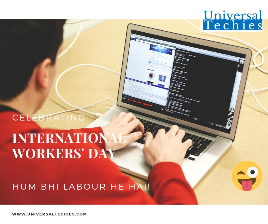 universaltechi2's tweet photo. Celebrating International Labour Day! 
#Sarcasm #lovingWork #surat  #LabourDay https://t.co/hZDB6NgS1M
