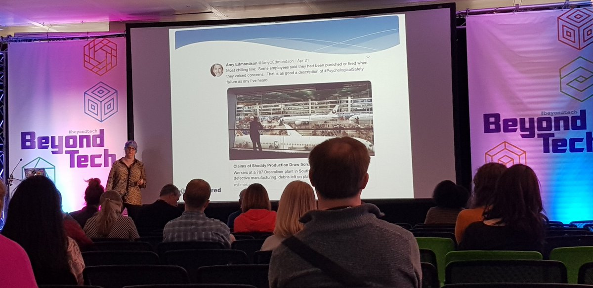 Just listened to a fantastically insightful talk by <a href="/NativeWired/">Gitte Klitgaard - out of here - find me on bluesky</a> at #BeyondTech about physiological safety in the workspace!