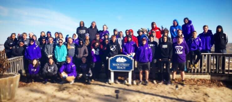 So proud of the VHS Track team and coaches! They cleaned the Vermilion Main Street Beach from our long winter debris that washed up onto the beach...and that was a HUGE job! Awesome and thank you!! #vermilionproud #sailorpride