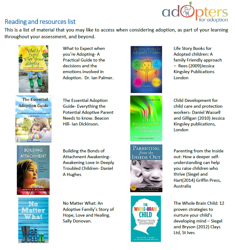 Today is National Share a Story Day! We're taking this opportunity to share with you some of our recommended reading when becoming an adoptive parent.