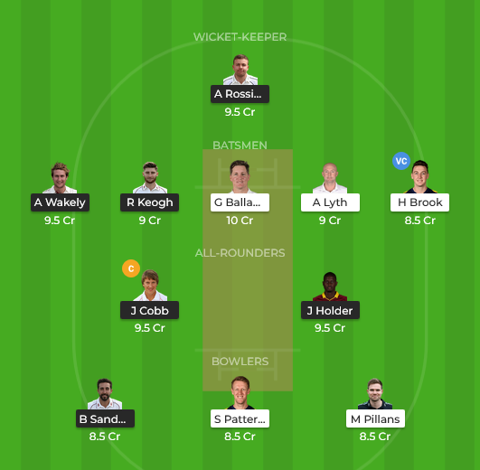 FantasyCricTeam's tweet photo. #YORvNOR #YORvsNOR
#RLODC
#RoyalLondonOneDayCup
#Dream11
OTHER C VC : J HOLDER (C) R KOEGH(VC) / A LYTH(VC) https://t.co/cwQGttQYXb