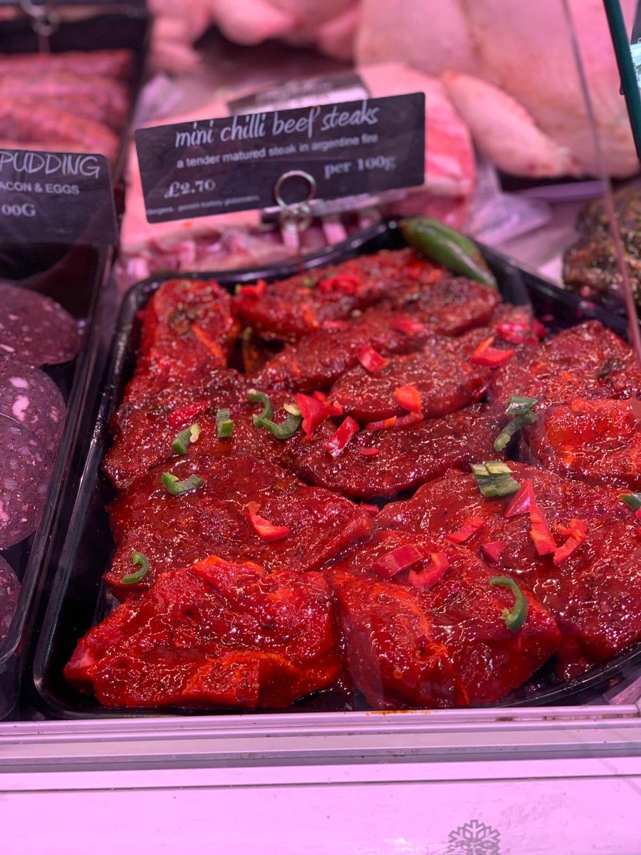 Mini Chilli Beef Steaks 🔥🔥🔥 available <a href="/HallofHazlemere/">Halls-of-Hazlemere</a> NOW!!!