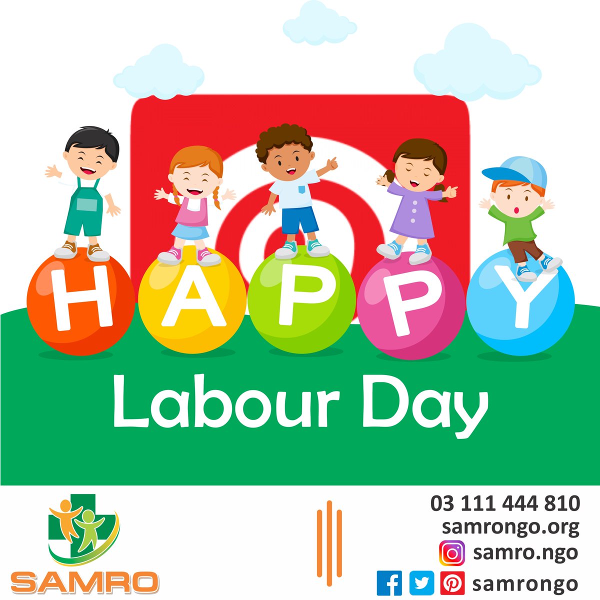 samrongo's tweet image. Happy Labour Day
#labourday #workersday #SamroSchoolHealthProgram #Samro #StudentsHealthProgram #SamroNgo #SchoolHealthProgramPakistan #SchoolAnnualMedicalReportOrganization
