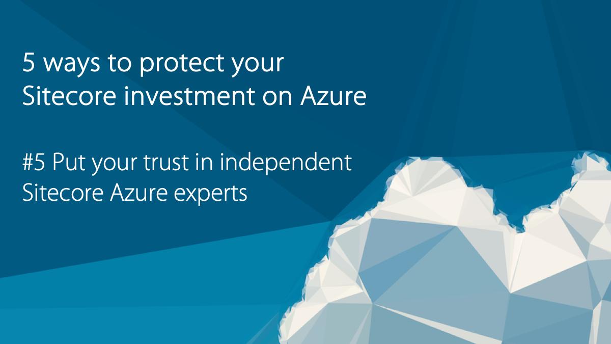 AzureBlueprint's tweet photo. Why settle for anyone less than the world's most experienced #Sitecore #Azure team? We've packaged our knowledge and best-practices from the past 9 years into our #AzureBlueprint for #Sitecore managed reference architecture. Learn more https://t.co/1FuM5e1SAF https://t.co/Orj7RP6mxh