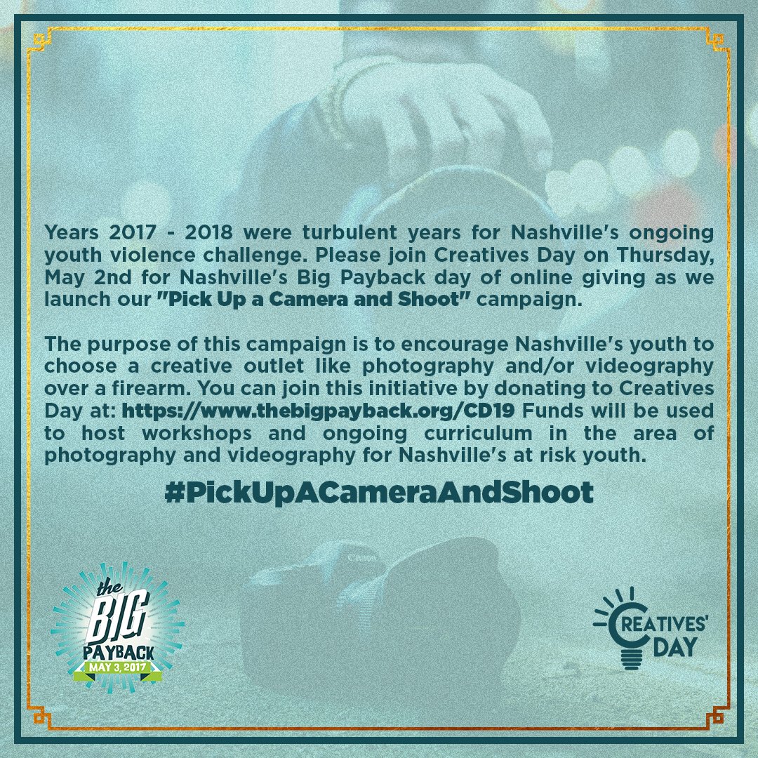 Make your donation here: thebigpayback.org/cd19 #TheBigPayback