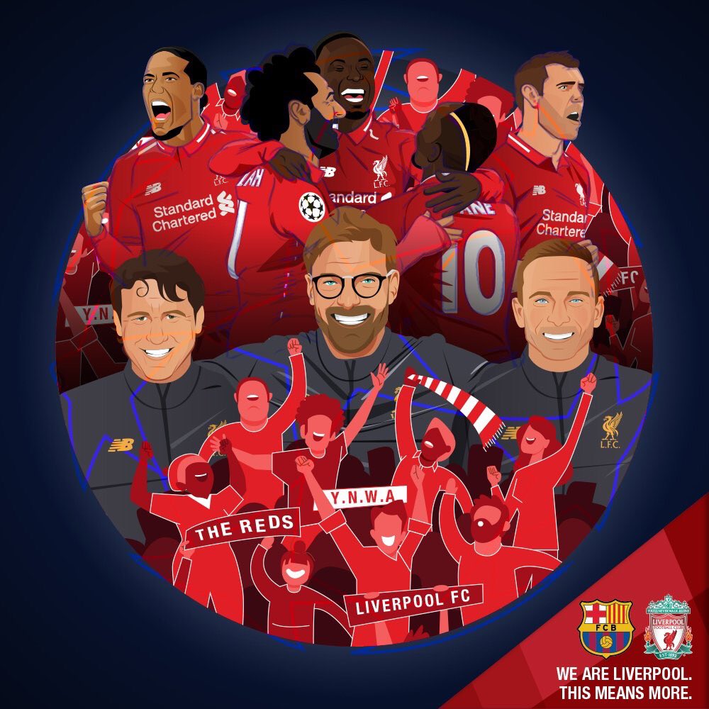 SEMI-FINAL GAME DAY, REDS.

Let's do this.

#UCL