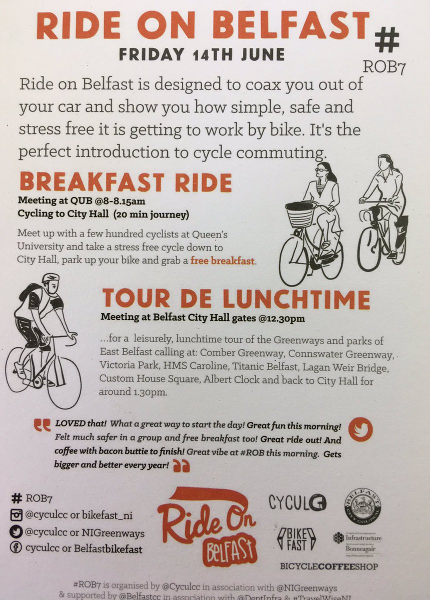 cyculcc's tweet image. It’s Ride On Belfast… so it is. Belfast Says Bike… so it does… well every #ROB7 day it does.