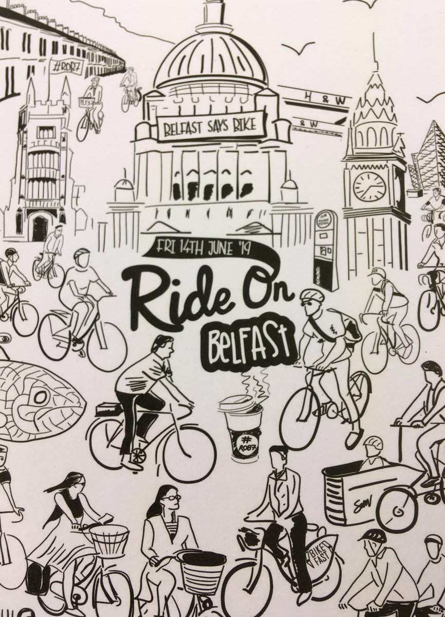 cyculcc's tweet image. It’s Ride On Belfast… so it is. Belfast Says Bike… so it does… well every #ROB7 day it does.