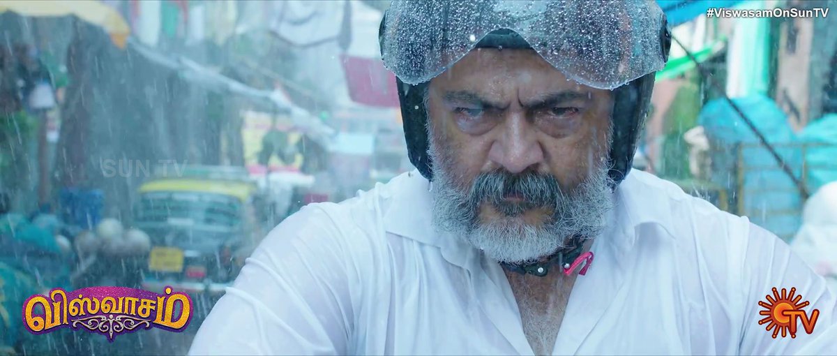 SunTV's tweet photo. ஆயிரம் யானை எதிர்த்து நின்னாலும் ஒத்த ஆளா நின்னு சமாளிக்கக் கூடிய பலம் இருக்கே, அதான்டா அந்தக் கண்ணுல தெரியுற #வீரம்..!! 

#ViswasamOnSunTV #HBDAjith #Nayanthara #HBDIconicThalaAJITH #VISWASAMPremierInSunTV https://t.co/MfglW4v2DU