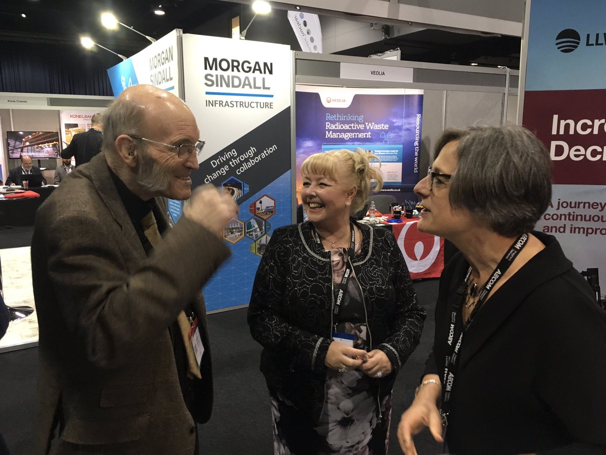 #DistinguishedVisitors at the exhibition stand today! <a href="/TotalDECOM/">TotalDECOM</a> <a href="/CoRWM/">CoRWM</a>