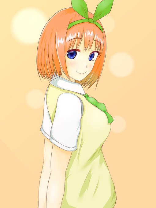 うぃるさんがTwitterに投稿した中野四葉(五等分の花嫁)のイラスト。