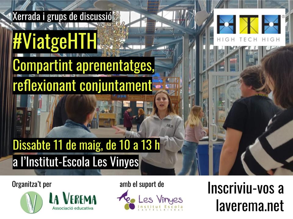 Algunes persones us heu interessat pel #ViatgeHTH. Les 9 persones que hi hem anat ens encantaria compartir l'experiència i discutir-ne una estona. Així doncs, dissabte 11 de maig, de 10 a 13. Si vols venir, inscriu-te! laverema.net/2019/05/01/via…