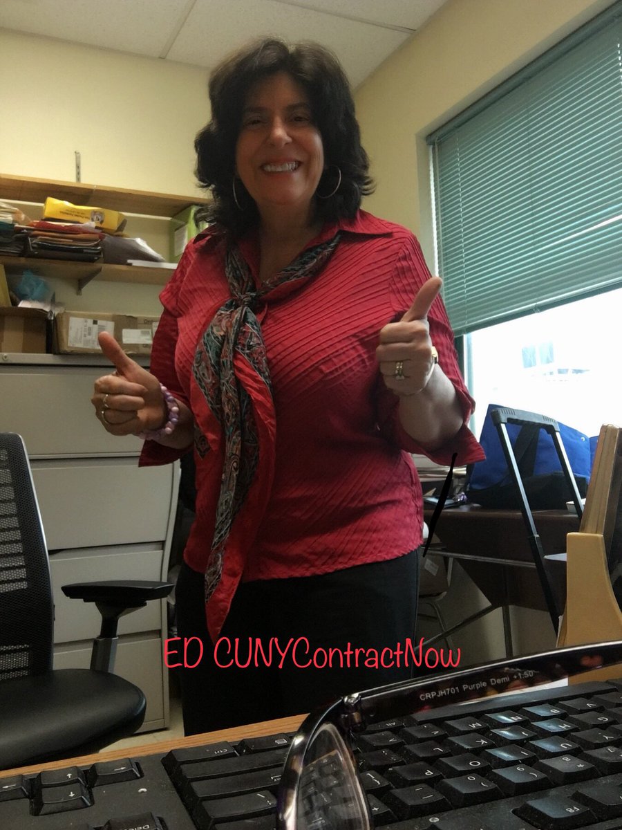 ProfPatD's tweet image. #REDforED &amp;amp; #CUNYContractNow