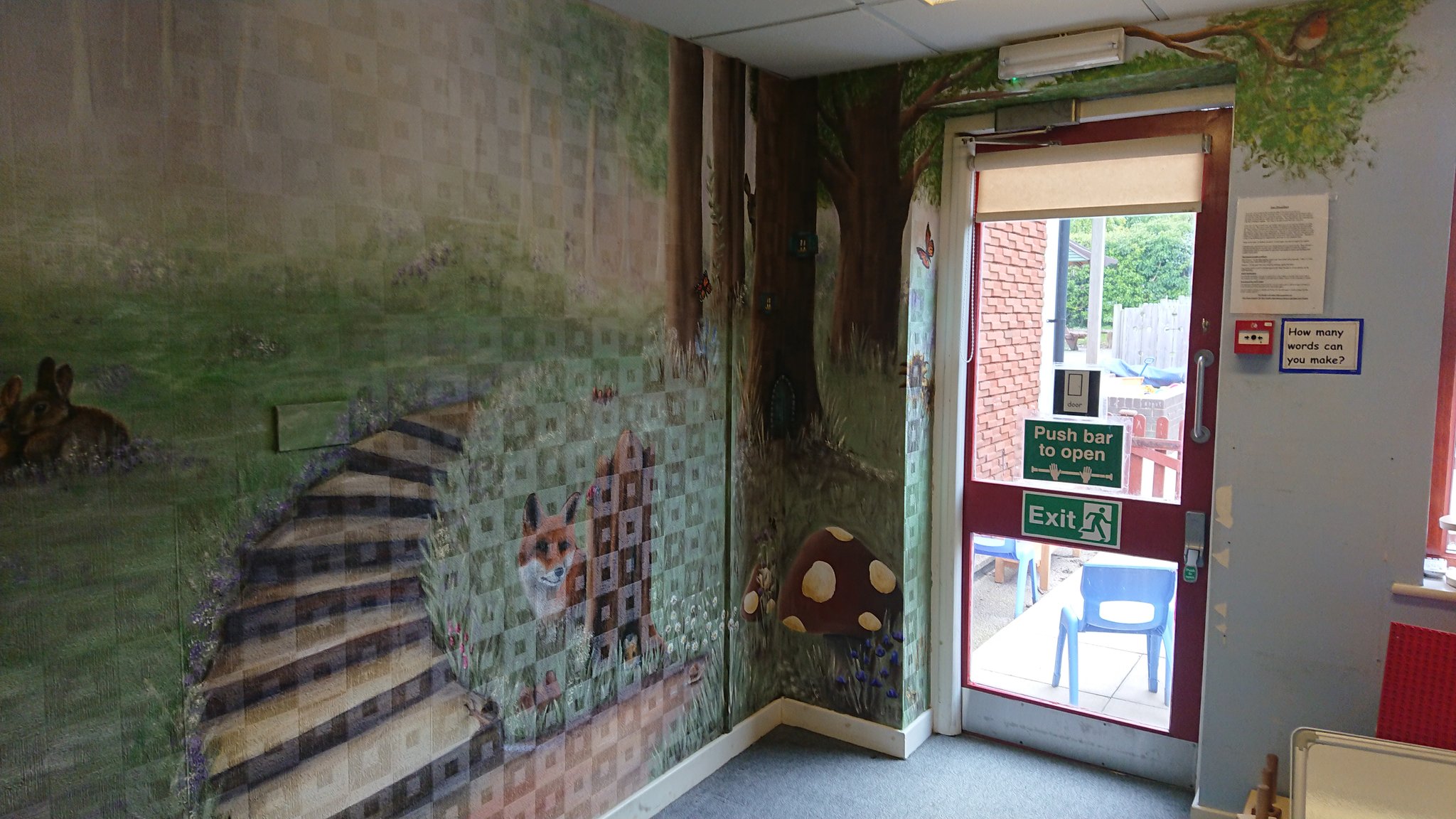 Murals And Wall Art by Jo Bell on Twitter "'Calming' mural finished at