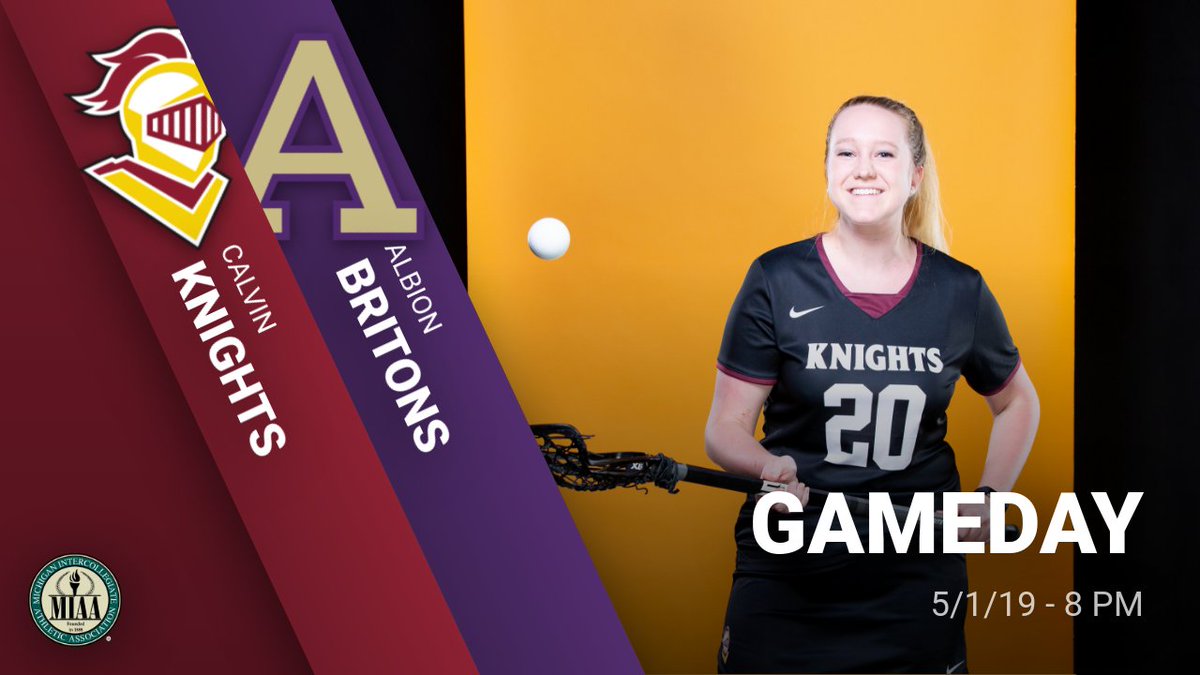 @calvinwlacrosse travels to Albion for an MIAA Tournament semifinal match tonight scheduled to begin at 8 PM #GoCalvin