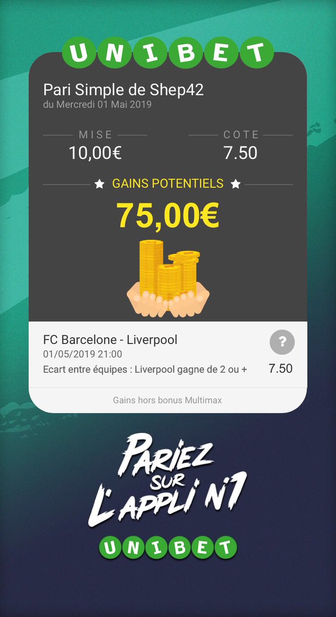 ⁦@UnibetFrance⁩ #UnibetFaitesLeTaff