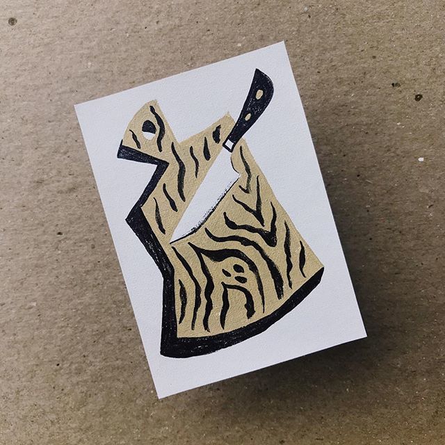 GIVEAWAY - Every Wednesday this month I’ll be giving away a new lil’ painting to one lucky person who simply ❤️’s the post. That’s it. No: “tag 3 friends”, follow this @account, or #hashtag shenanigans. This cutting board study will have a new home to on… bit.ly/2GVoes7
