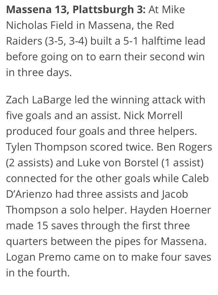 #redraiders #SectionX #lacrosse