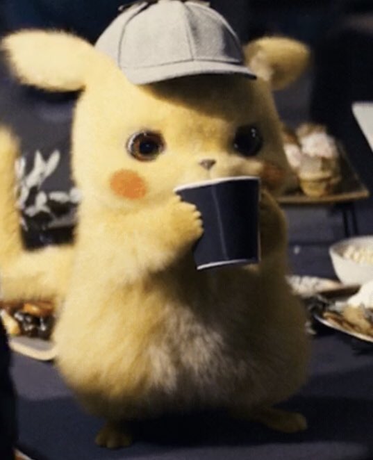 FizzySodaWave's tweet image. Hard working detective enjoying his just deserved coffee